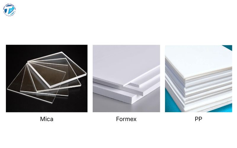 Vật liệu in standee mô hình 